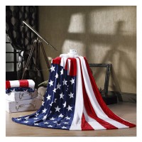 Household American Country Sofa Blanket World Map Cotton Thickening Sherpa Fleece Throw Blanket for Bed Sofa